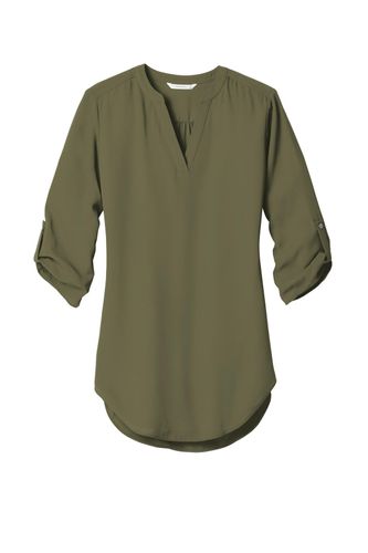 Port Authority Ladies 3/4-Sleeve Tunic Blouse. LW701 image thumbnail Port Authority Ladies 3/4-Sleeve Tunic Blouse. LW701 image thumbnail