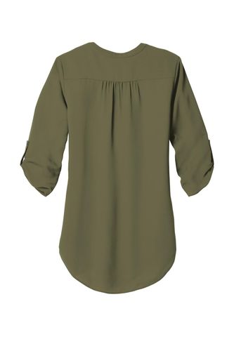 Port Authority Ladies 3/4-Sleeve Tunic Blouse. LW701 image thumbnail Port Authority Ladies 3/4-Sleeve Tunic Blouse. LW701 image thumbnail