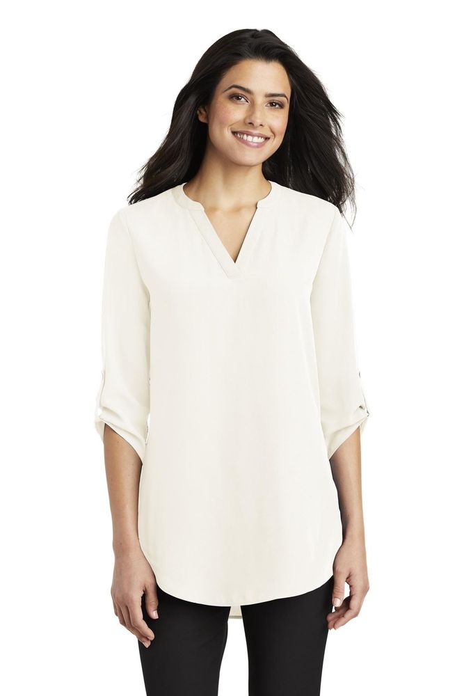 Port Authority Ladies 3/4-Sleeve Tunic Blouse. LW701 primary image