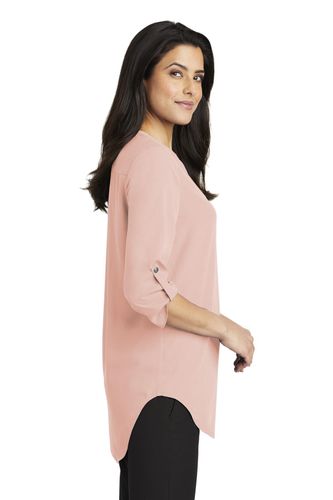 Port Authority Ladies 3/4-Sleeve Tunic Blouse. LW701 image thumbnail Port Authority Ladies 3/4-Sleeve Tunic Blouse. LW701 image thumbnail