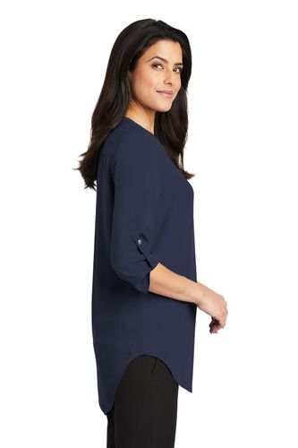 Port Authority Ladies 3/4-Sleeve Tunic Blouse. LW701 image thumbnail Port Authority Ladies 3/4-Sleeve Tunic Blouse. LW701 image thumbnail