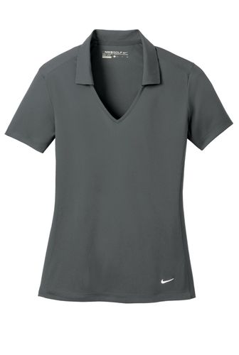 Nike Ladies Dri-FIT Vertical Mesh Polo. 637165 image thumbnail