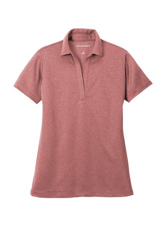 Port Authority Ladies Heathered Silk Touch Performance Polo. LK542 image thumbnail