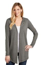 Image of District Women's Perfect Tri Hooded Cardigan. DT156