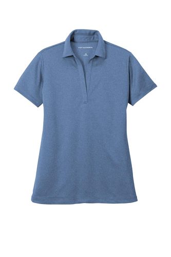 Port Authority Ladies Heathered Silk Touch Performance Polo. LK542 image thumbnail