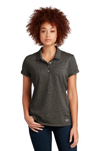 New Era Ladies Slub Twist Polo LNEA301 image thumbnail New Era Ladies Slub Twist Polo LNEA301 image thumbnail