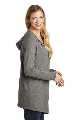 District Women's Perfect Tri Hooded Cardigan. DT156 image thumbnail