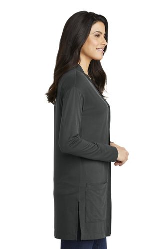 Port Authority Ladies Concept Long Pocket Cardigan . LK5434 image thumbnail Port Authority Ladies Concept Long Pocket Cardigan . LK5434 image thumbnail