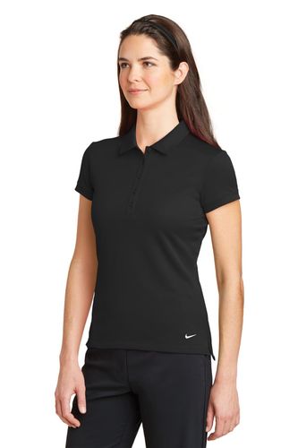 Nike Ladies Dri-FIT Solid Icon Pique Modern Fit Polo. 746100 image thumbnail Nike Ladies Dri-FIT Solid Icon Pique Modern Fit Polo. 746100 image thumbnail