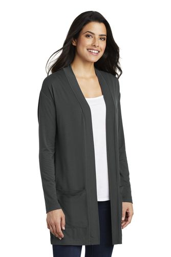 Port Authority Ladies Concept Long Pocket Cardigan . LK5434 image thumbnail Port Authority Ladies Concept Long Pocket Cardigan . LK5434 image thumbnail