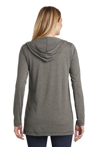 District Women's Perfect Tri Hooded Cardigan. DT156 image thumbnail