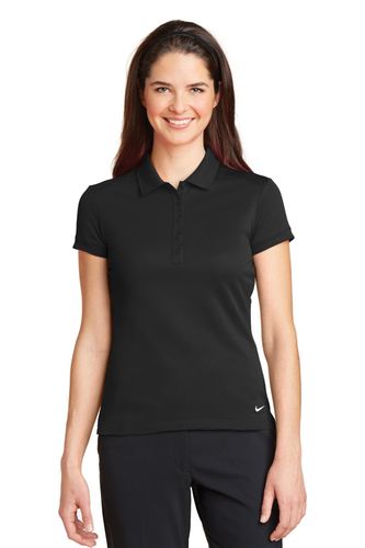 Nike Ladies Dri-FIT Solid Icon Pique Modern Fit Polo. 746100 image thumbnail Nike Ladies Dri-FIT Solid Icon Pique Modern Fit Polo. 746100 image thumbnail