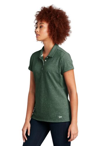 New Era Ladies Slub Twist Polo LNEA301 image thumbnail New Era Ladies Slub Twist Polo LNEA301 image thumbnail
