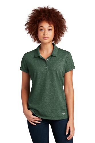 New Era Ladies Slub Twist Polo LNEA301 image thumbnail New Era Ladies Slub Twist Polo LNEA301 image thumbnail