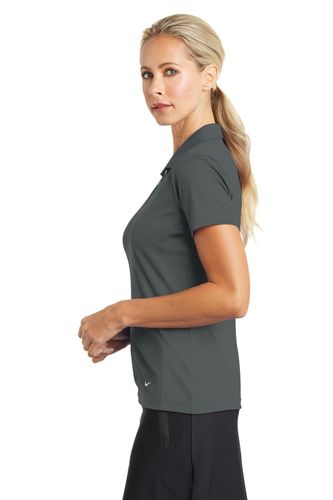 Nike Ladies Dri-FIT Vertical Mesh Polo. 637165 image thumbnail