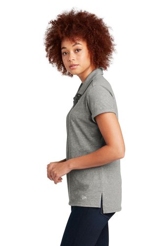 New Era Ladies Slub Twist Polo LNEA301 image thumbnail New Era Ladies Slub Twist Polo LNEA301 image thumbnail