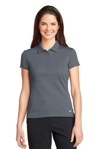 Nike Ladies Dri-FIT Solid Icon Pique Modern Fit Polo. 746100 image thumbnail Nike Ladies Dri-FIT Solid Icon Pique Modern Fit Polo. 746100 image thumbnail