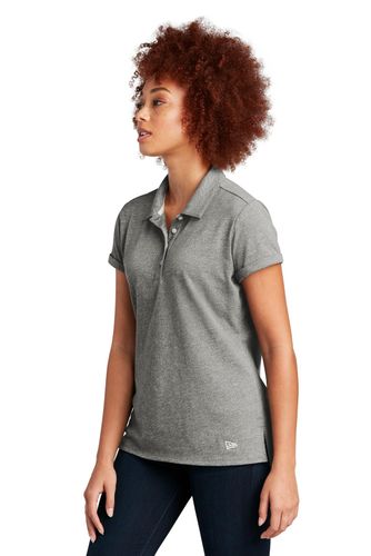 New Era Ladies Slub Twist Polo LNEA301 image thumbnail New Era Ladies Slub Twist Polo LNEA301 image thumbnail