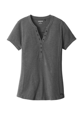 OGIO Ladies Tread Henley. LOG136 image thumbnail OGIO Ladies Tread Henley. LOG136 image thumbnail