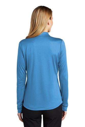 Port Authority Ladies Silk Touch Performance Long Sleeve Polo. L540LS image thumbnail