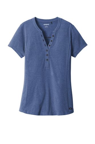 OGIO Ladies Tread Henley. LOG136 image thumbnail OGIO Ladies Tread Henley. LOG136 image thumbnail