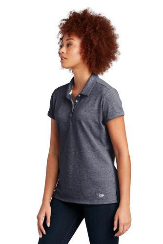 New Era Ladies Slub Twist Polo LNEA301 image thumbnail New Era Ladies Slub Twist Polo LNEA301 image thumbnail
