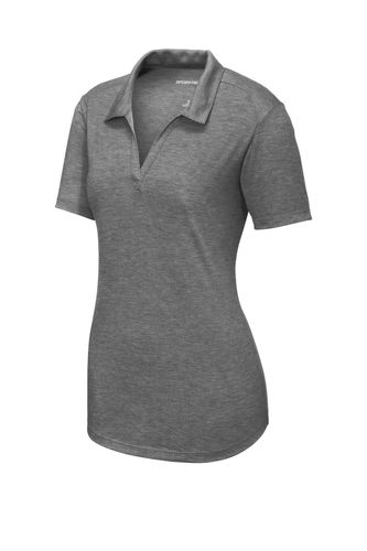 Sport-Tek Ladies PosiCharge Tri-Blend Wicking Polo. LST405 image thumbnail Sport-Tek Ladies PosiCharge Tri-Blend Wicking Polo. LST405 image thumbnail