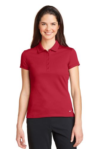 Nike Ladies Dri-FIT Solid Icon Pique Modern Fit Polo. 746100 image thumbnail Nike Ladies Dri-FIT Solid Icon Pique Modern Fit Polo. 746100 image thumbnail