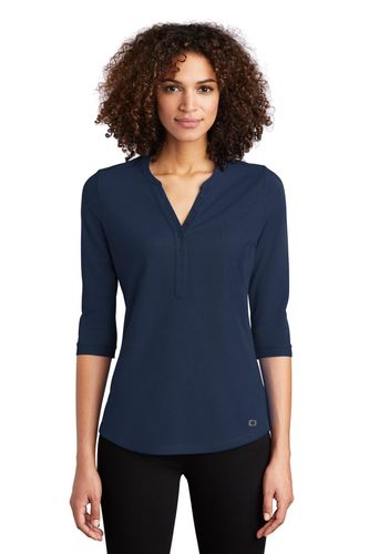 OGIO Ladies Jewel Henley LOG104 image thumbnail OGIO Ladies Jewel Henley LOG104 image thumbnail
