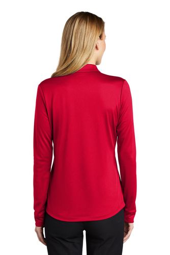 Port Authority Ladies Silk Touch Performance Long Sleeve Polo. L540LS image thumbnail