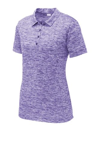 Sport-Tek Ladies PosiCharge Electric Heather Polo. LST590 image thumbnail