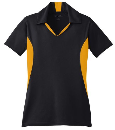 Sport-Tek Ladies Side Blocked Micropique Sport-Wick Polo. LST655 image thumbnail
