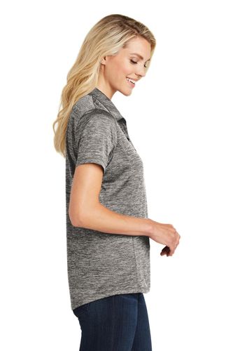 Sport-Tek Ladies PosiCharge Electric Heather Polo. LST590 image thumbnail