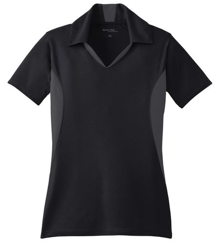 Sport-Tek Ladies Side Blocked Micropique Sport-Wick Polo. LST655 image thumbnail