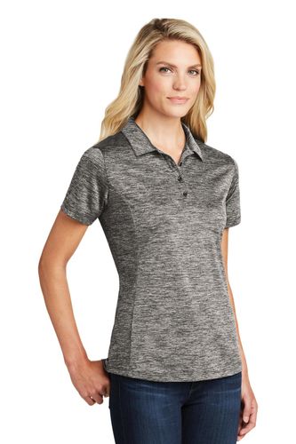 Sport-Tek Ladies PosiCharge Electric Heather Polo. LST590 image thumbnail