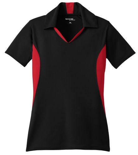 Sport-Tek Ladies Side Blocked Micropique Sport-Wick Polo. LST655 image thumbnail
