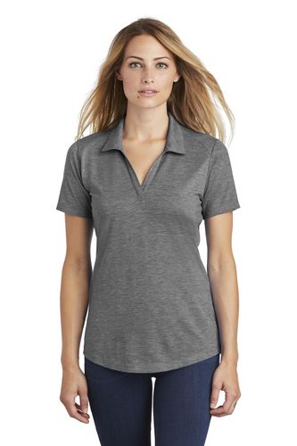 Sport-Tek Ladies PosiCharge Tri-Blend Wicking Polo. LST405 image thumbnail Sport-Tek Ladies PosiCharge Tri-Blend Wicking Polo. LST405 image thumbnail