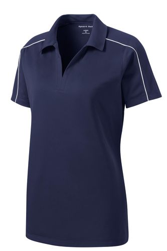 Sport-Tek Ladies Micropique Sport-Wick Piped Polo. LST653 image thumbnail Sport-Tek Ladies Micropique Sport-Wick Piped Polo. LST653 image thumbnail