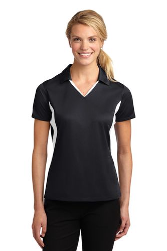 Sport-Tek Ladies Side Blocked Micropique Sport-Wick Polo. LST655 image thumbnail