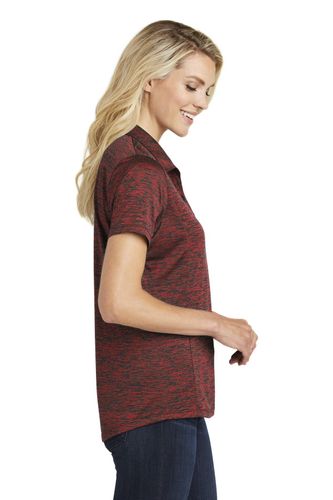 Sport-Tek Ladies PosiCharge Electric Heather Polo. LST590 image thumbnail