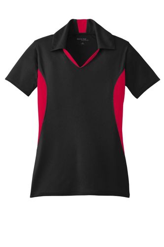 Sport-Tek Ladies Side Blocked Micropique Sport-Wick Polo. LST655 image thumbnail
