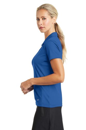 Nike Ladies Dri-FIT Vertical Mesh Polo. 637165 image thumbnail