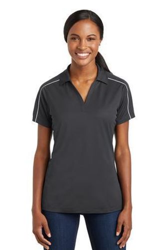 Sport-Tek Ladies Micropique Sport-Wick Piped Polo. LST653 image thumbnail Sport-Tek Ladies Micropique Sport-Wick Piped Polo. LST653 image thumbnail