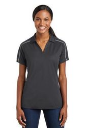 Image of Sport-Tek Ladies Micropique Sport-Wick Piped Polo. LST653