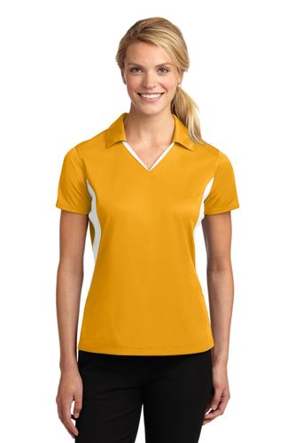 Sport-Tek Ladies Side Blocked Micropique Sport-Wick Polo. LST655 image thumbnail
