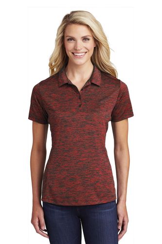 Sport-Tek Ladies PosiCharge Electric Heather Polo. LST590 image thumbnail