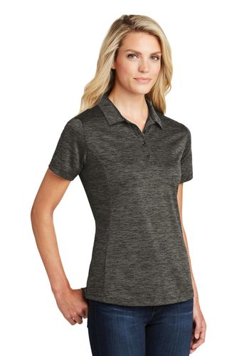 Sport-Tek Ladies PosiCharge Electric Heather Polo. LST590 image thumbnail