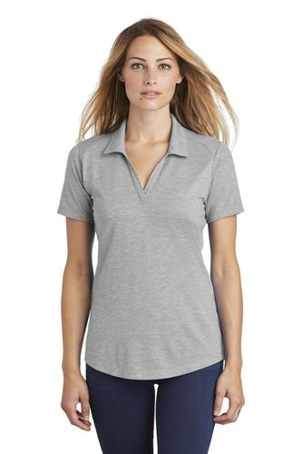 Sport-Tek Ladies PosiCharge Tri-Blend Wicking Polo. LST405 image thumbnail Sport-Tek Ladies PosiCharge Tri-Blend Wicking Polo. LST405 image thumbnail