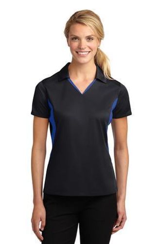 Sport-Tek Ladies Side Blocked Micropique Sport-Wick Polo. LST655 image thumbnail