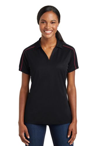 Sport-Tek Ladies Micropique Sport-Wick Piped Polo. LST653 image thumbnail Sport-Tek Ladies Micropique Sport-Wick Piped Polo. LST653 image thumbnail